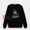 Batman Cat Sweatshirt - Cat Lover Sweatshirt - Parody Sweatshirt - Funny Sweatshirt On Sale