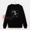Da Vinci Guitar Man Sweatshirt - Guitar Sweatshirt