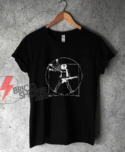 Da Vinci Guitar Man T-Shirt - Guitar shirt