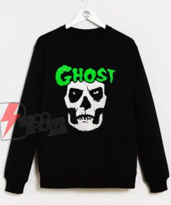 Ghost misfits Sweatshirt – Ghost Sweatshirt – Parody Sweatshirt – Funny Sweatshirt On Sale