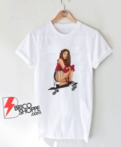 Girl-Like-Me-Shakira-Skateboarding-T-Shirt---Funny-Shirt