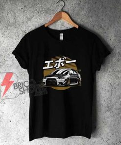 Mitsubishi-EVO-X-White-T-Shirt