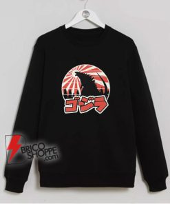 Godzilla-Retro-Sweatshirt