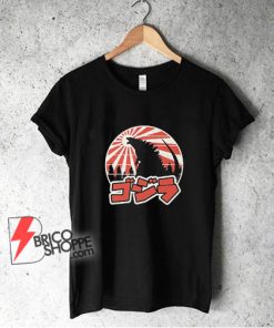 Godzilla-Retro-T-Shirt---Funny-Shirt