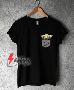 Baby Yoda pocket T Shirt Star Wars Shirt