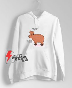 Look-Mother-I-Am-A-Hat-Yes-My-Child-Capybara-Hoodie