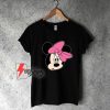 Disney Minnie Mouse Face Confused T-Shirt
