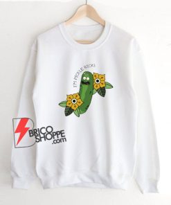 Pickle Rick Flower Sweatshirt