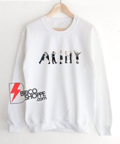 Butter-ARMY-sign-silhouette-Sweatshirt