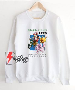 Japanese Pokemon 1995 Game Freak Sweatshirt