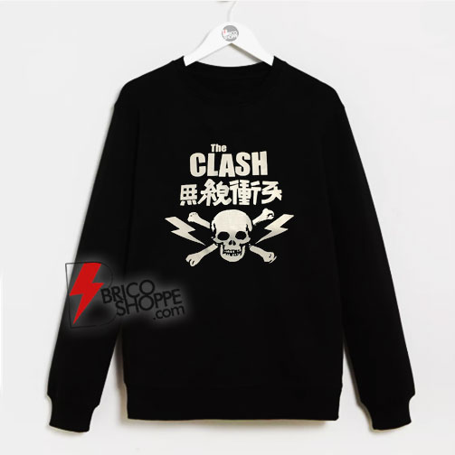 The Clash Vintage Japanese Skull & Crossbones Sweatshirt