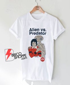 Et-And-Michael-Jackson-Alien-Vs-Predator-Meme-T-Shirt
