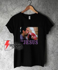 The Big Lebowski Jesus Licking The Bowling Ball T-Shirt
