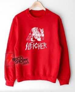 Sleigher-Santa-Sweatshirt---Funny-Christmas-Sweatshirt