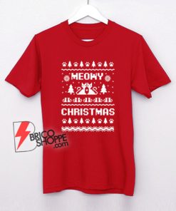 Meowy-Christmas-T-Shirt---Funny-Cat-Christmas-Shirt