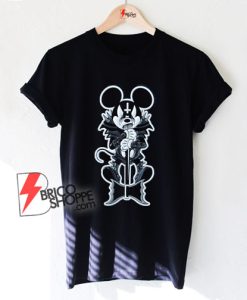 Black-metal-Mickey-Mouse-Disney-T-Shirt