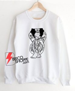 I-am-Enough-Sweatshirt---Tattoo-Art-Beautiful-Lady-Sweatshirt---Strong-Women-Sweatshirt