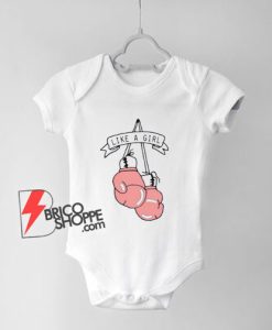 MMA Boxing Like a Girl Baby One Sie