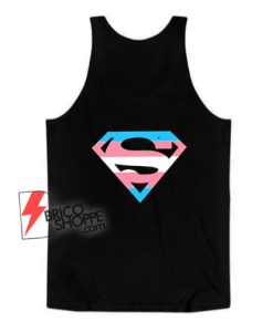 Superman-Logo-Trans-Rights-Are-Human-Rights-Tank-Top