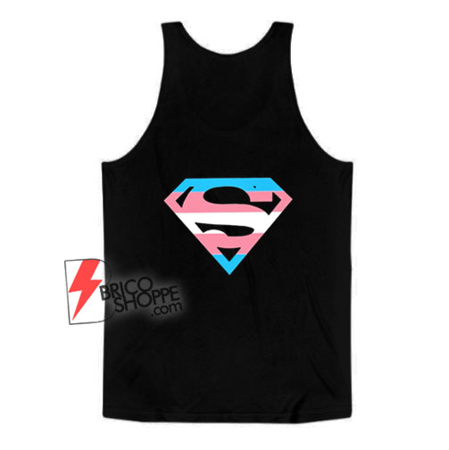 Superman-Logo-Trans-Rights-Are-Human-Rights-Tank-Top