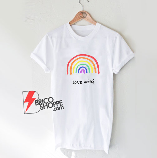 LGBTQ-&--PRIDE-Love-Wins-T-Shirt