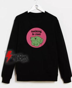 Nothing Is Real Frog Sweatshirt