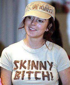 skinny_bitch_-_LOHAN_T-Shirt