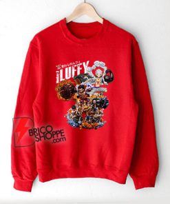Luffy Gear Transformation – Luffy Gear 5 Sweatshirt – Funny Sweatshirt
