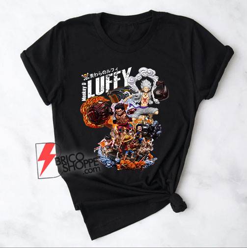 Luffy Gear Transformation - Luffy Gear 5 Shirt - Funny Shirt ...